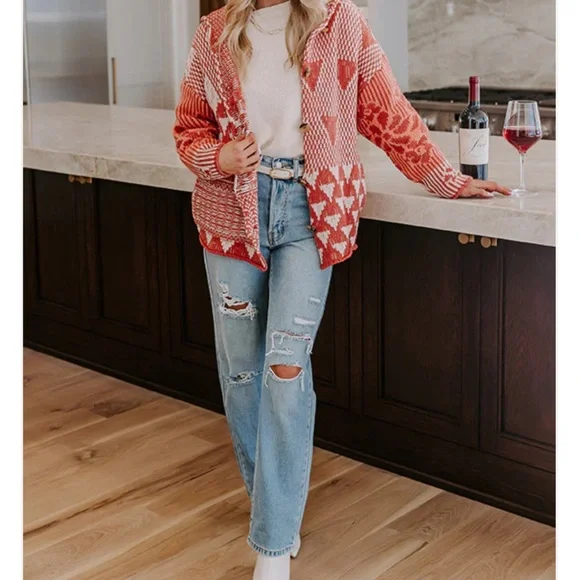 Crisp Fall Knit Cardigan - Picture 2 of 5